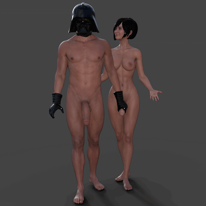 My master wants to play with me | NSFW 3D Printed Figurine | Fanart | Unpainted | Miniature by Mister_lo0l