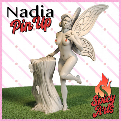 Nadia 2 NSFW 3d Printed miniature FanArt by Spicy Arts Scaled Collectables Statues & Figurines