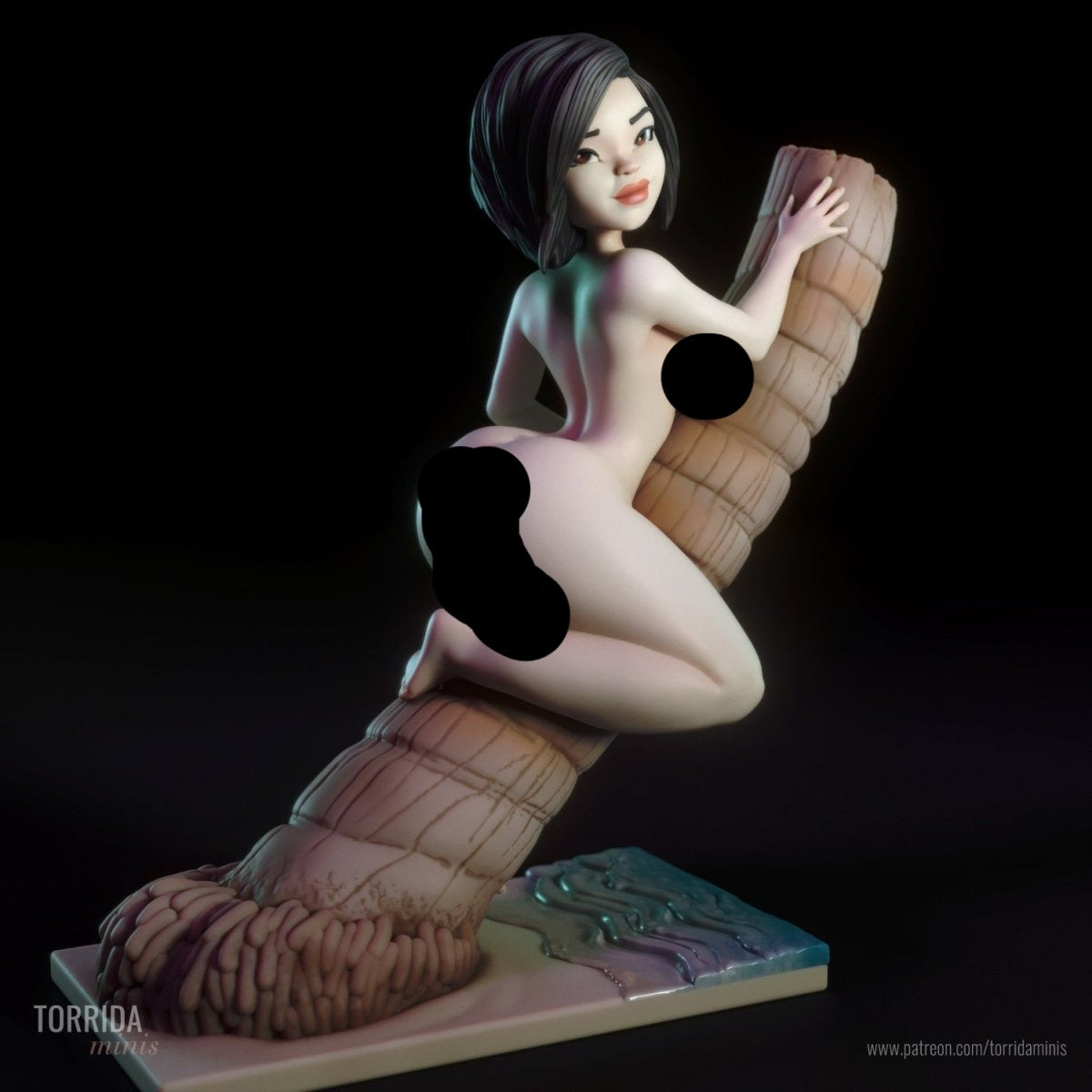 Naka Pin-up NSFW 3d Printed miniature FanArt by Torrida