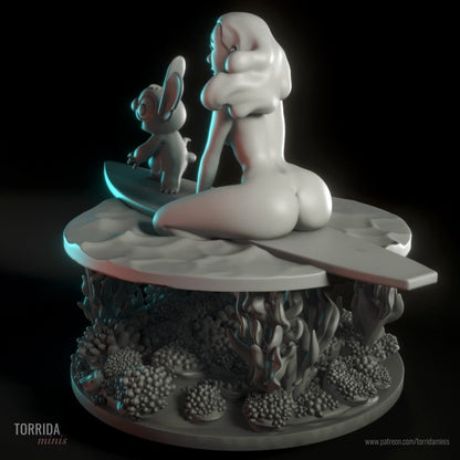 Nani Pelekai Mature Resin miniature FanArt by Torrida Figurines