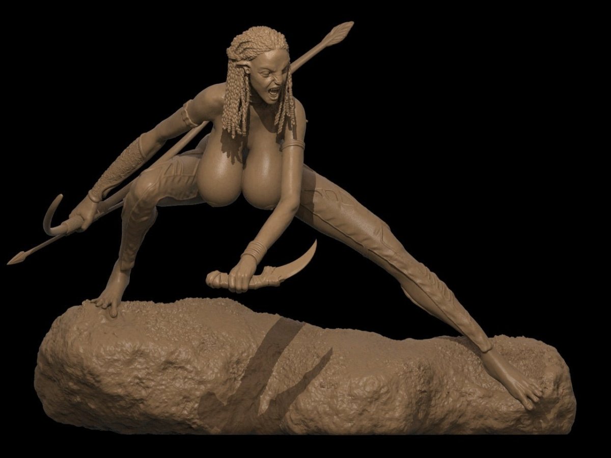 Neytiri NSFW 3D Printed Miniature Fanart