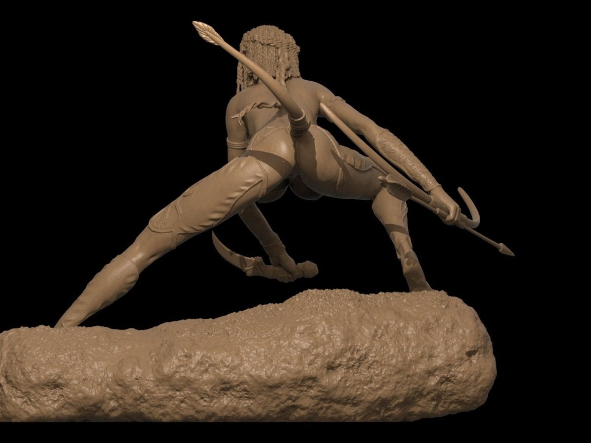 Neytiri NSFW 3D Printed Miniature Fanart