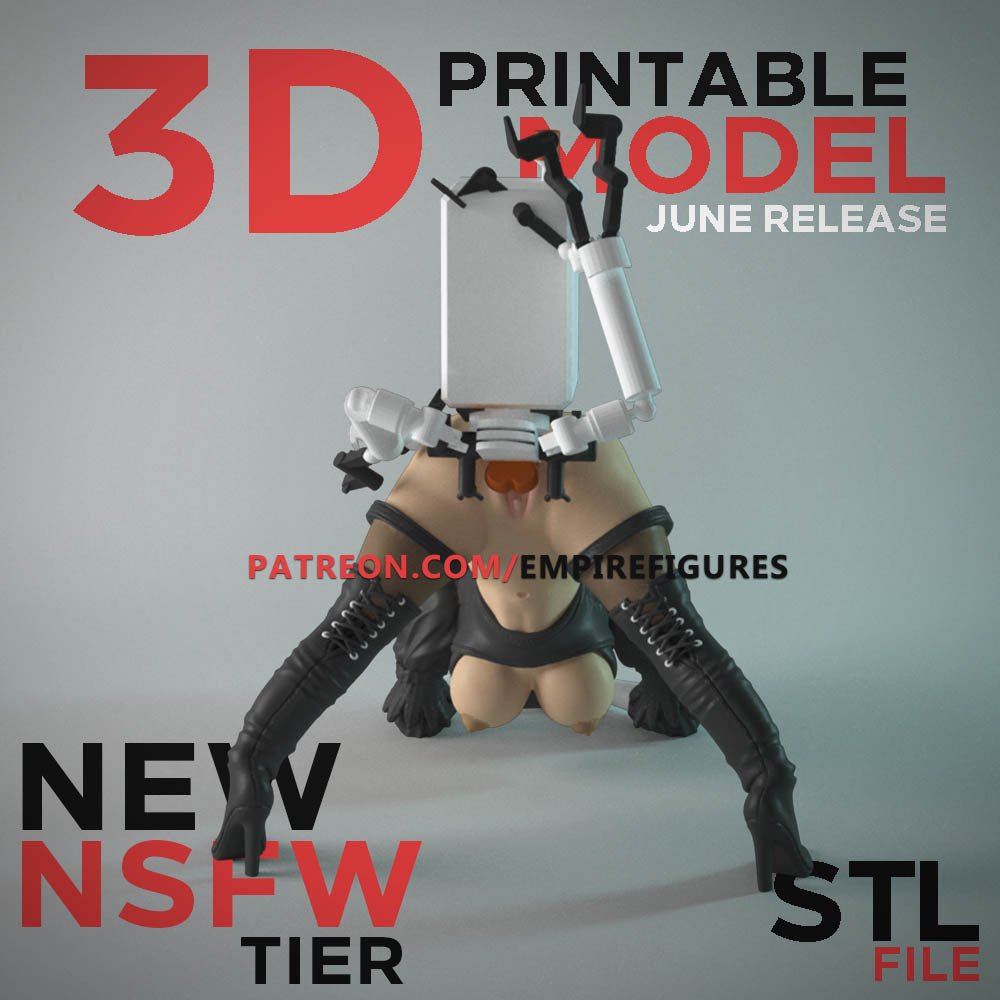NIER Automates 2B | NSFW imprimé en 3D | Art amusant | Non peint | Version | Figurine
