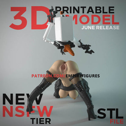 NIER Automates 2B | NSFW imprimé en 3D | Art amusant | Non peint | Version | Figurine
