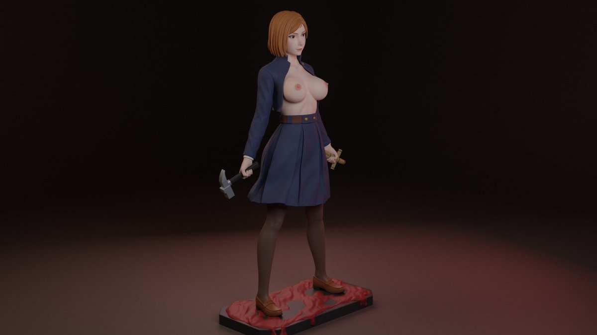 NOBARA NSFW 3D Printed Miniature | Fun Art | Figurine by Uroboros3D