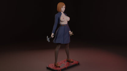 NOBARA NSFW 3D Printed Miniature | Fun Art | Figurine by Uroboros3D