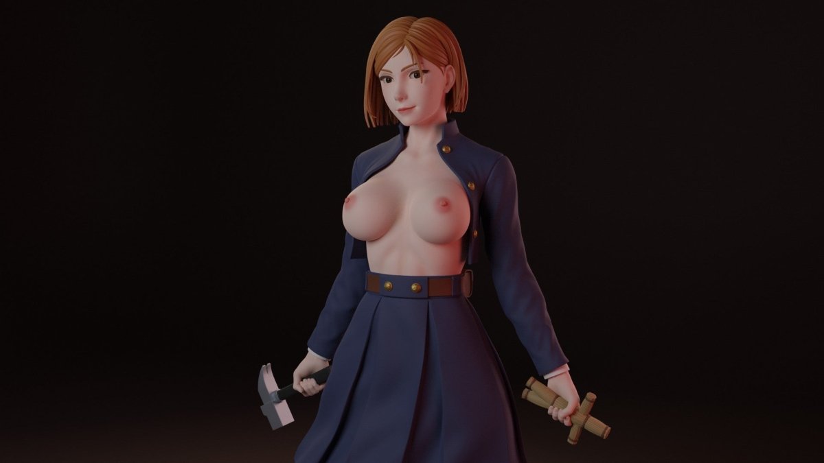 NOBARA NSFW 3D Printed Miniature | Fun Art | Figurine by Uroboros3D