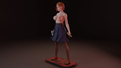 NOBARA NSFW 3D Printed Miniature | Fun Art | Figurine by Uroboros3D