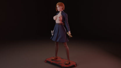 NOBARA NSFW 3D Printed Miniature | Fun Art | Figurine by Uroboros3D