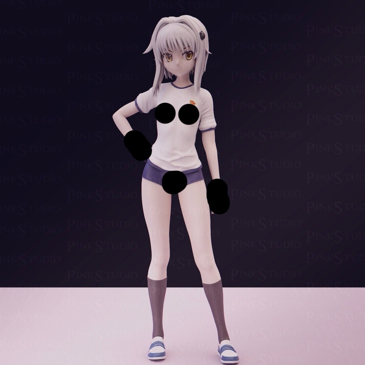 NSFW Anime Figure Koneko 3D Printed Fanart DIY Garage Kit , Unpainted , Sexy Miniature , Naked Waifu