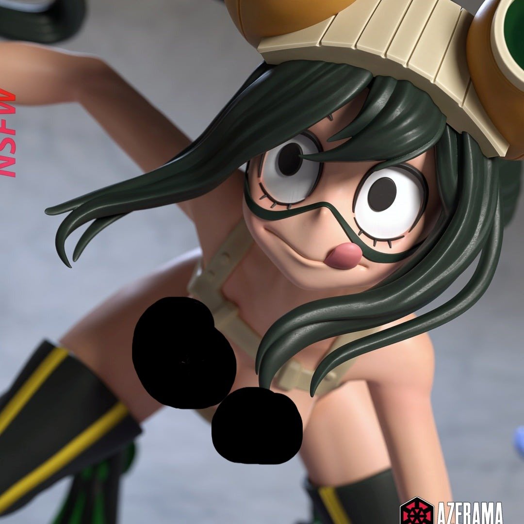 NSFW Froppy 3D printed figure UNPAINTED Resin Anime Model by Azerama