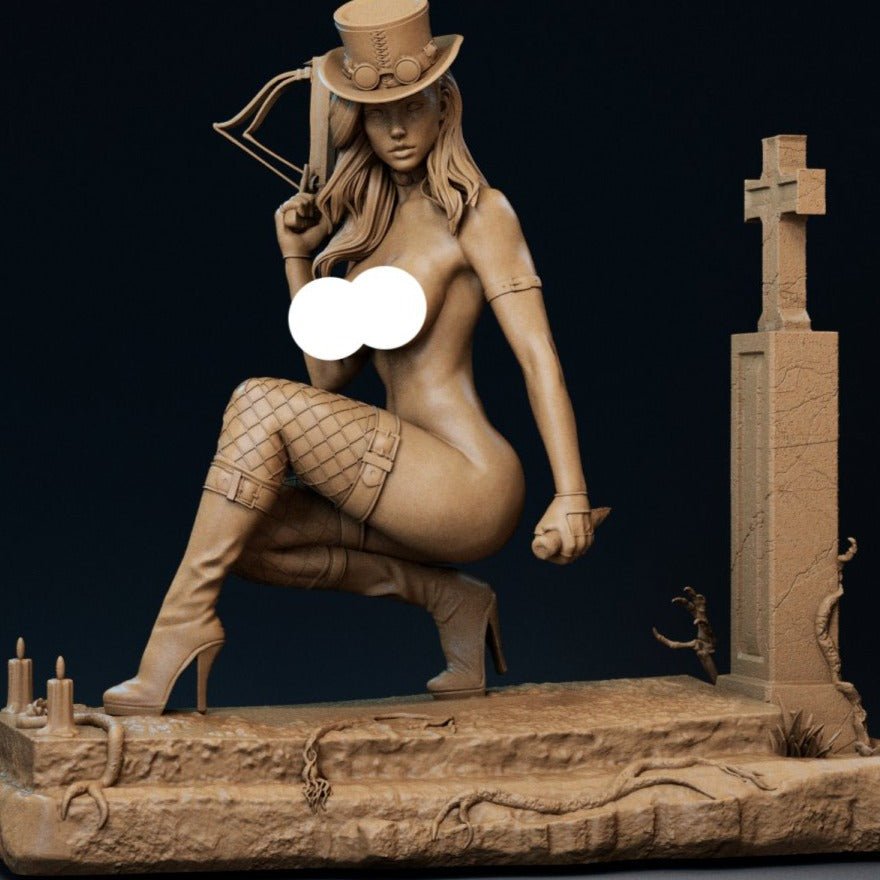 NSFW Liesel Van Helsing Resin Figure by ca_3d_art