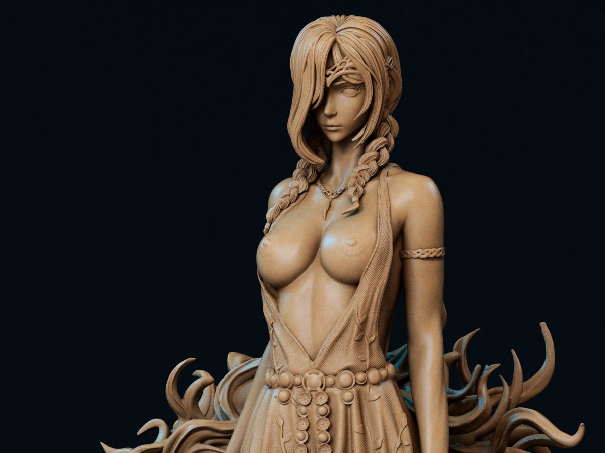 NSFW Marika Resin Figure by ca_3d_art