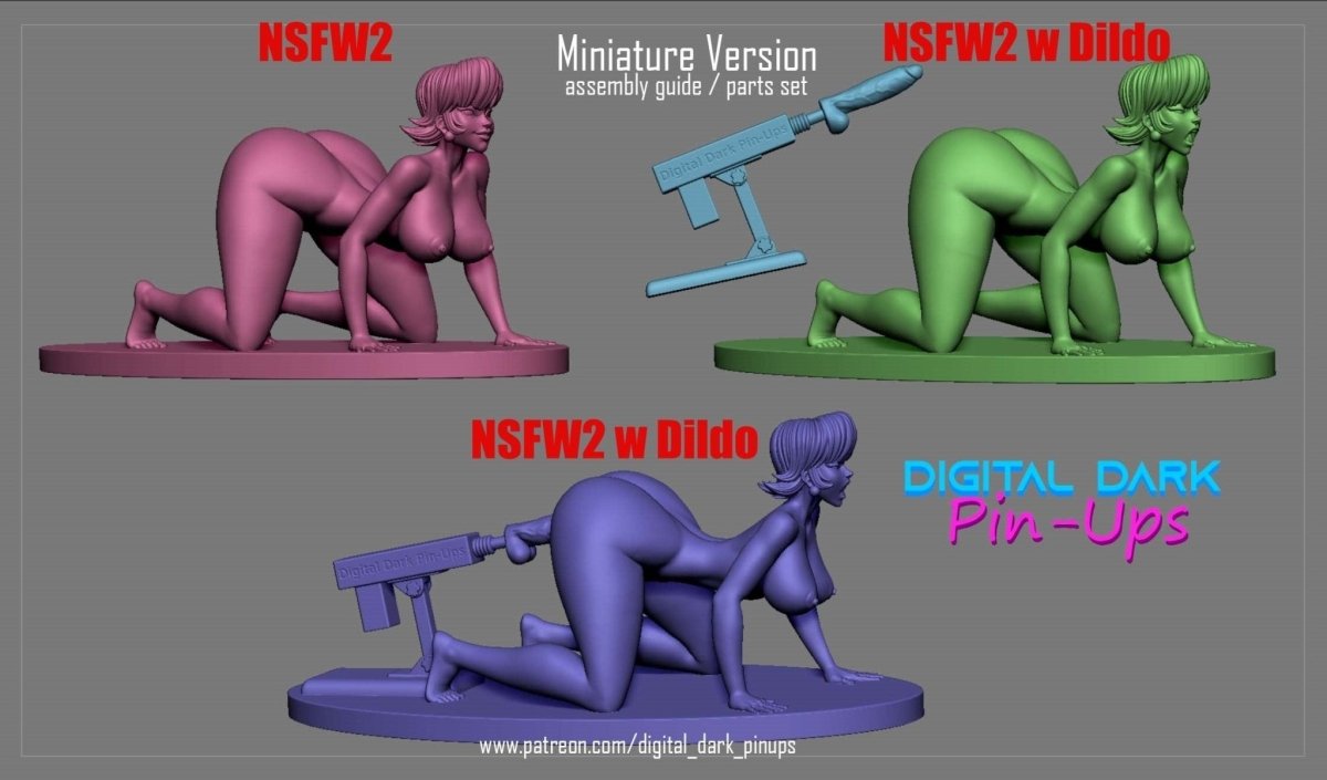 NSFW Resin Kit: AUNT CASS by Digital Dark Pin-Ups