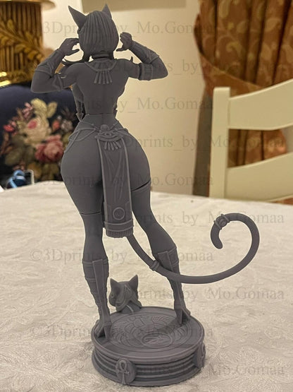 NSFW Resin Kit: Egyptian Catgirl by Digital Dark Pin-Ups