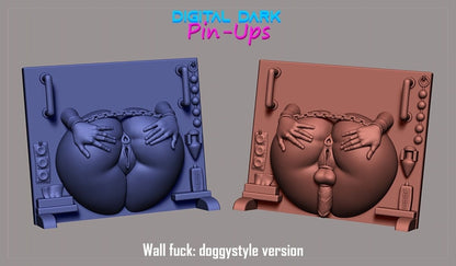 NSFW Resin Kit: Erotic Display Doggystyle ADULT by Digital Dark Pin-Ups Statues & s