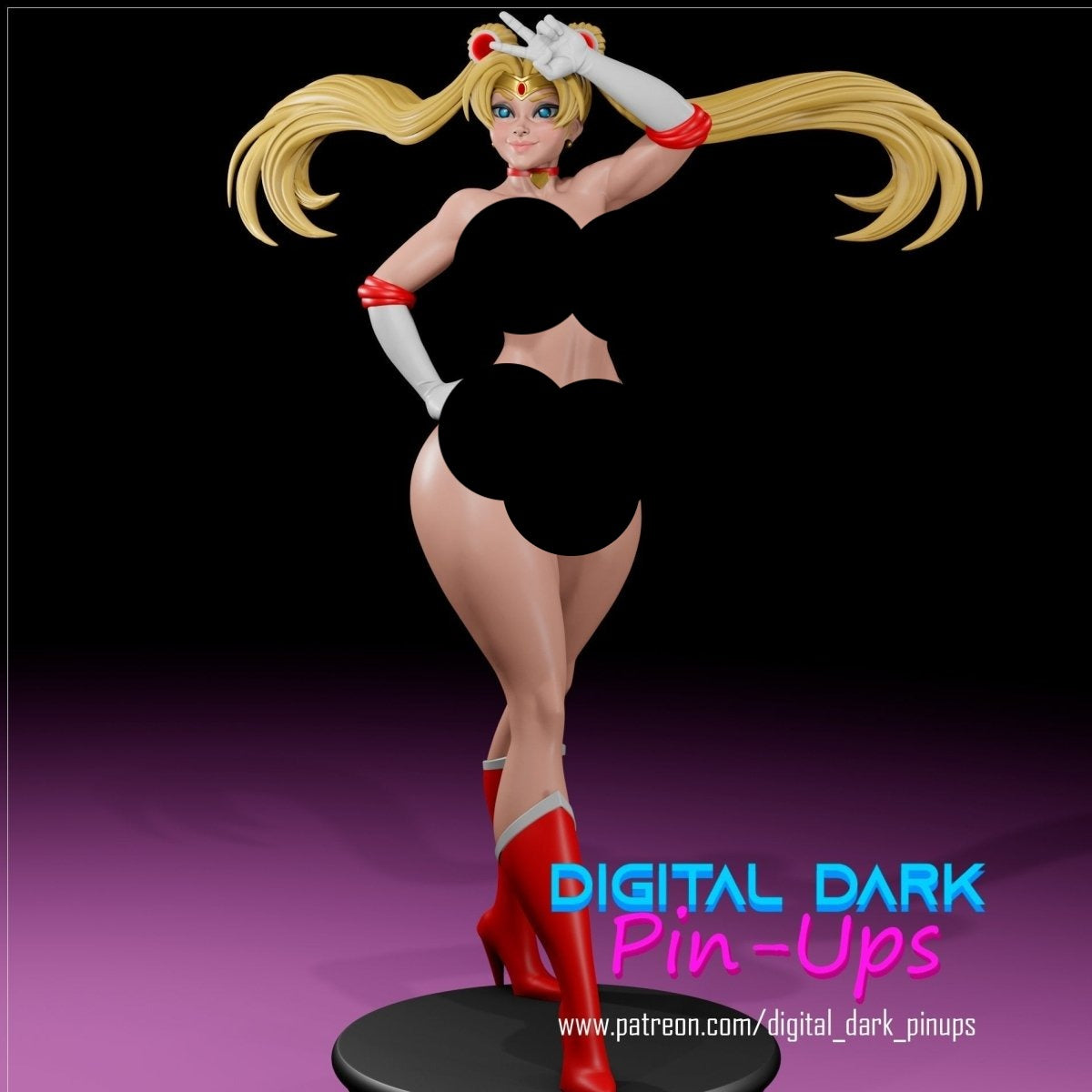 NSFW Resin Kit: Sailor Moon by Digital Dark Pin-Ups