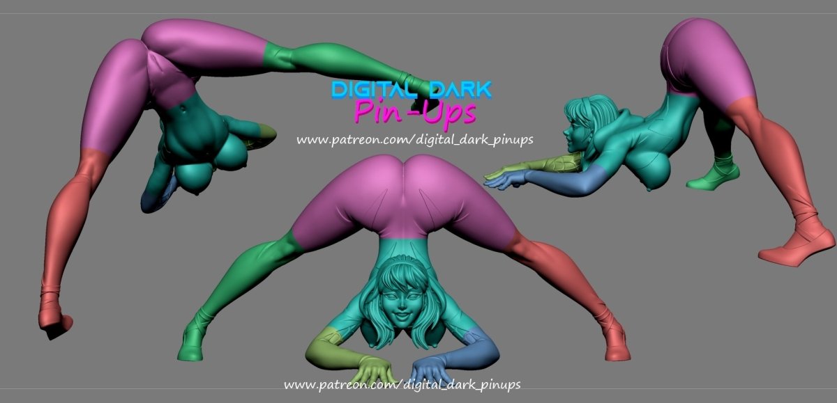 NSFW Resin Kit: Spider Woman Gwen by Digital Dark Pin-Ups