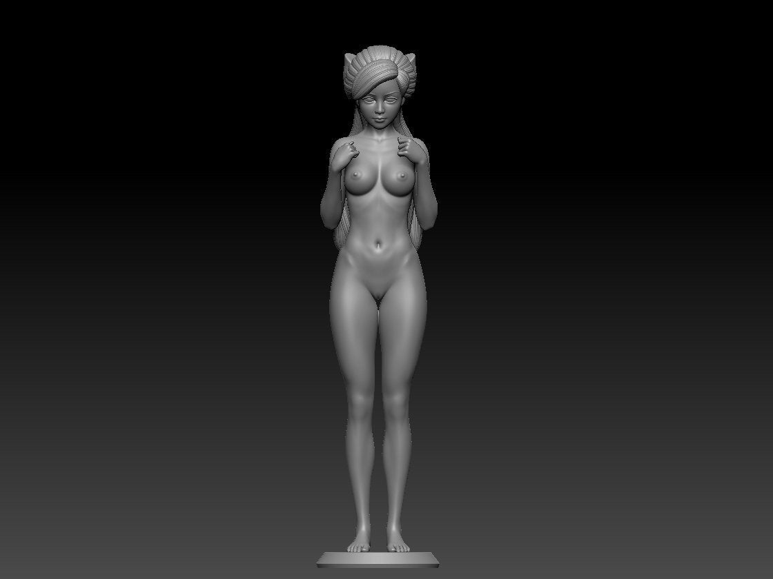 NSFW Resin Miniature Ariel Mermaid NSFW 3D Printed Figurine Fanart Unpainted Miniature