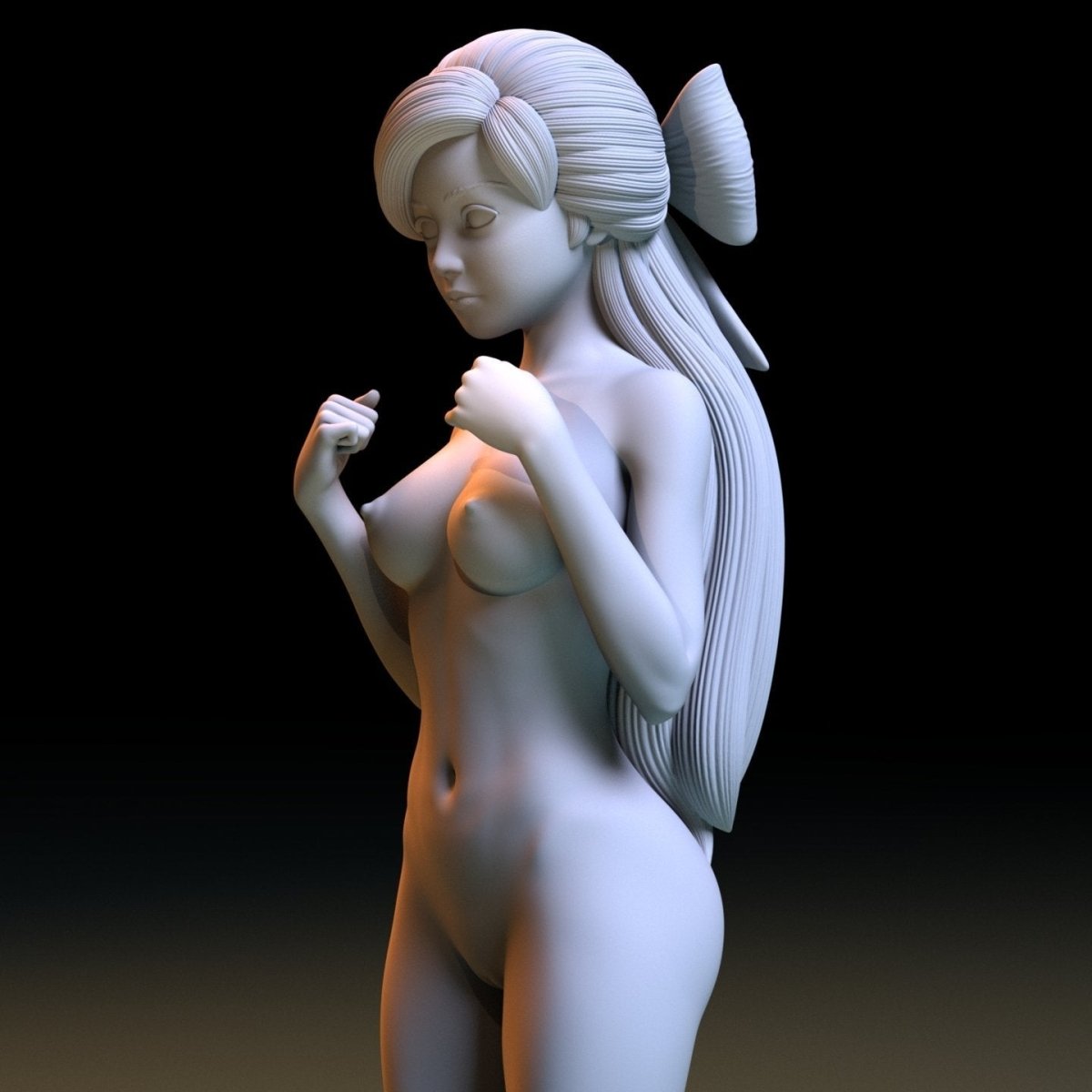 NSFW Resin Miniature Ariel Mermaid NSFW 3D Printed Figurine Fanart Unpainted Miniature