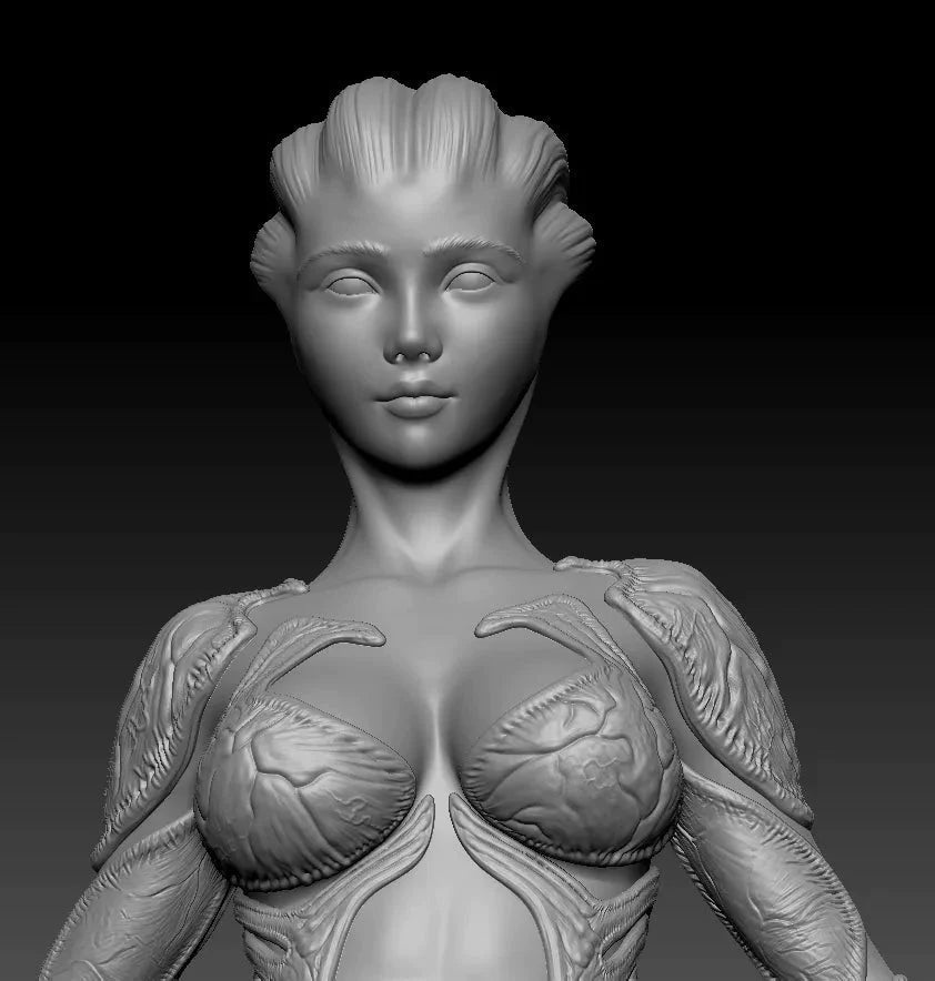 NSFW Resin Miniature Asari Girl