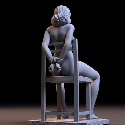 NSFW Resin Miniature Black Widow NSFW 3D Printed Figurine Fanart Unpainted Miniature