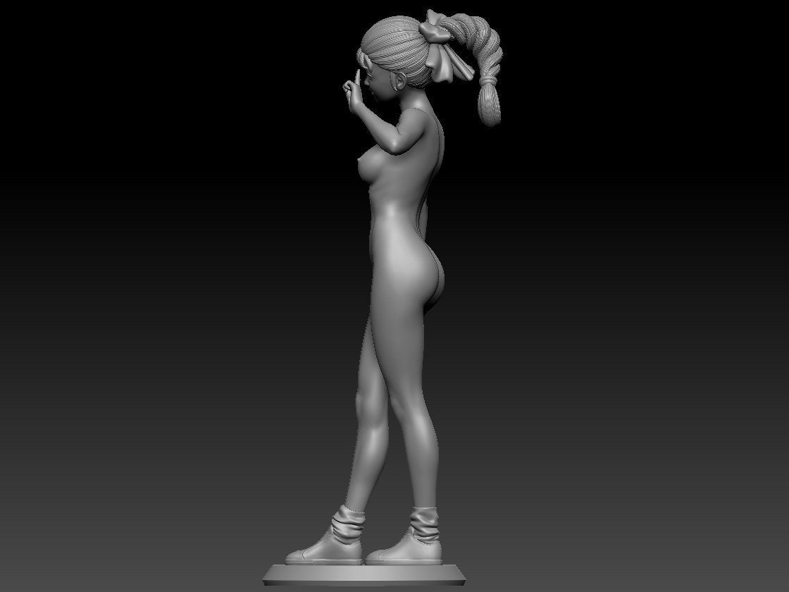 NSFW Resin Miniature Bulma Naked 3D Printed Figurine Fanart Unpainted