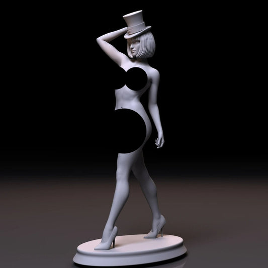 NSFW Resin Miniature Catwalk figure Fanart , Unpainted , Custom Figure , Nude Figurine , Custom Miniature , Bondage figure , Naked Waifu , NSFW Figurine , Anime Figure