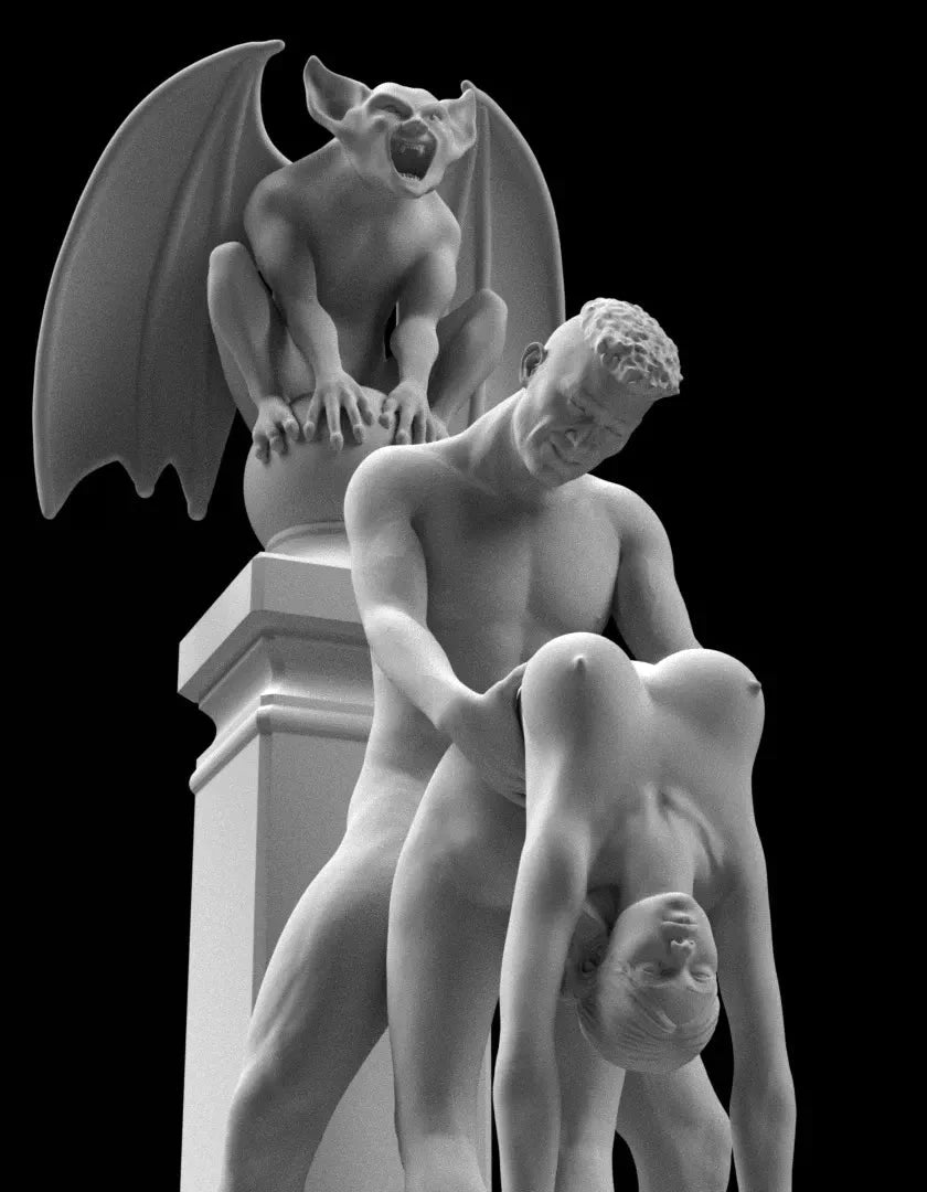 NSFW Resin Miniature Couple darkness 3