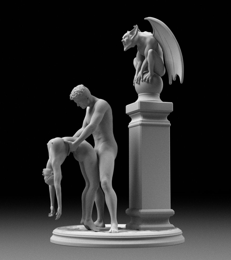 NSFW Resin Miniature Couple darkness 3