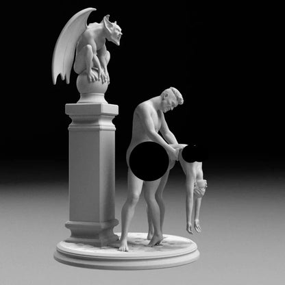 NSFW Resin Miniature Couple darkness 3