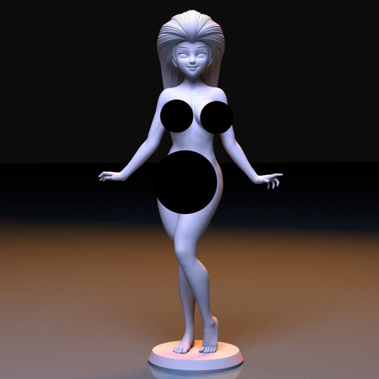 NSFW Resin Miniature Cutie Jessie NSFW 3D Printed Figurine Fanart Unpainted Miniature Collectibles