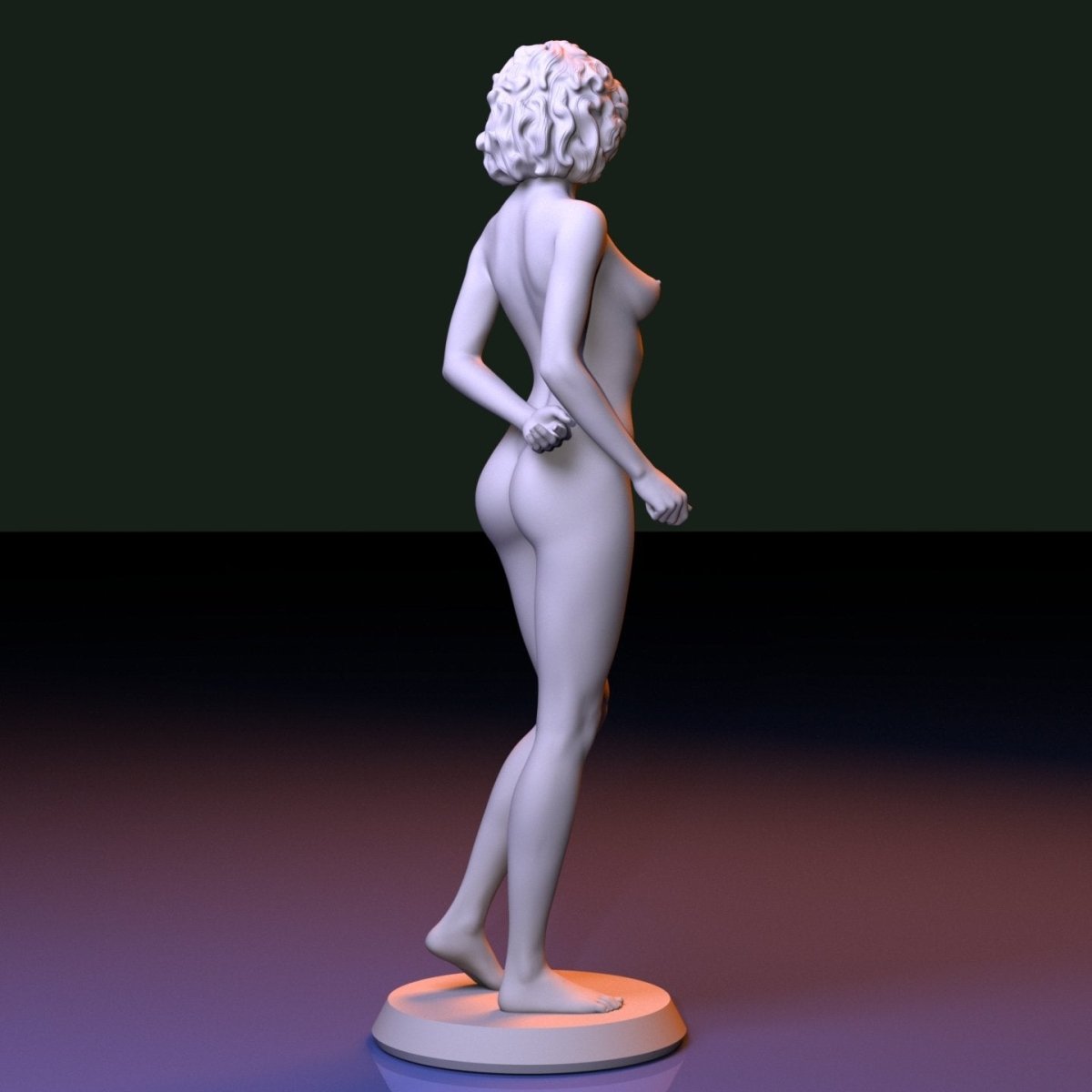 NSFW Resin Miniature Ellen Ripley NSFW 3D Printed Figurine Fanart Unpainted Miniature Collectibles