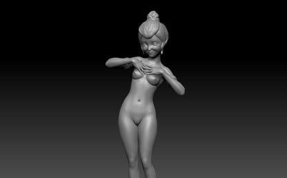 NSFW Resin Miniature Elves of Fairy Tale NSFW 3D Printed Fanart Unpainted Miniature