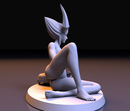 NSFW Resin Miniature Evelynn NSFW 3D Printed Figurine Fanart Unpainted Miniature Collectibles