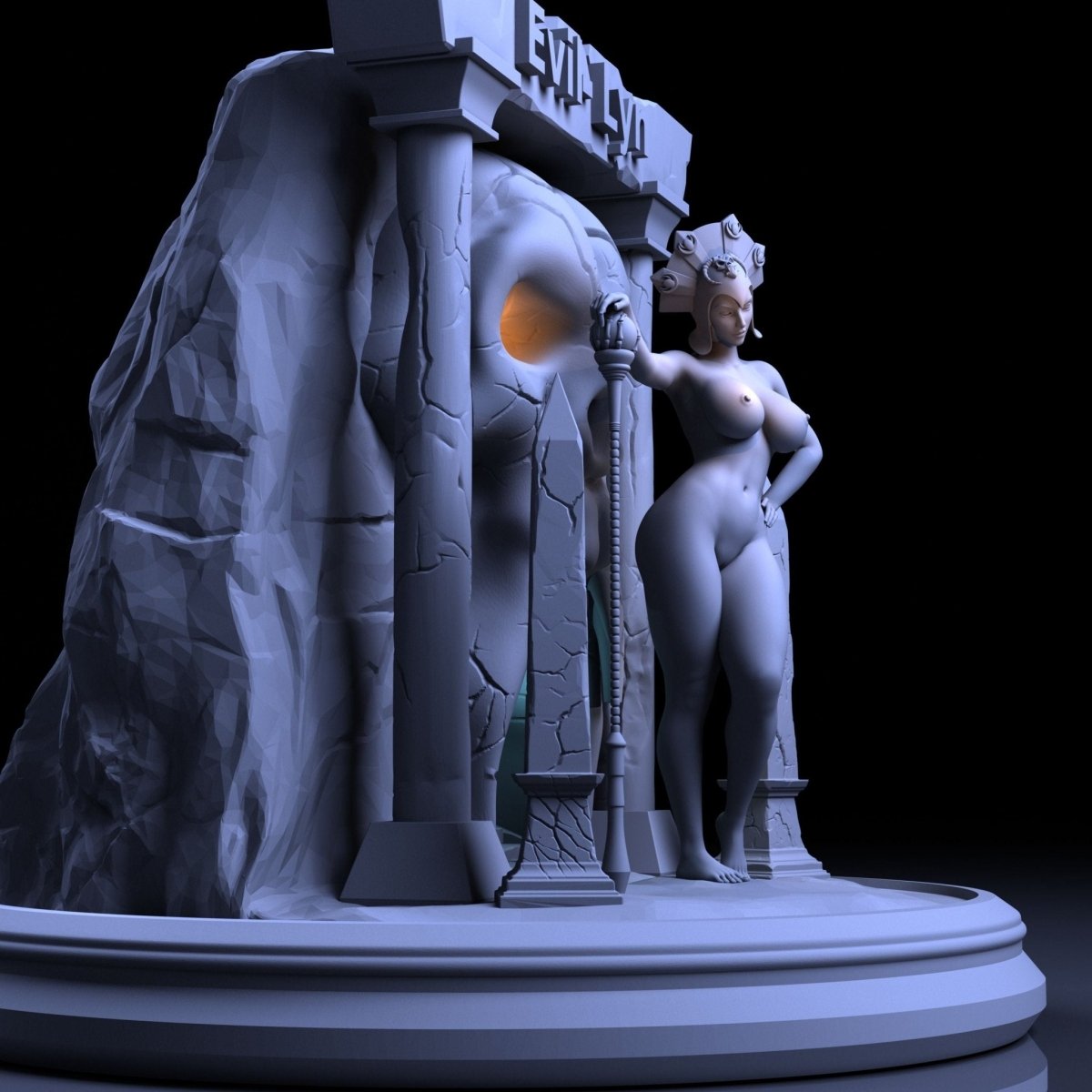 NSFW Resin Miniature Evil Lyn | Masters of the universe