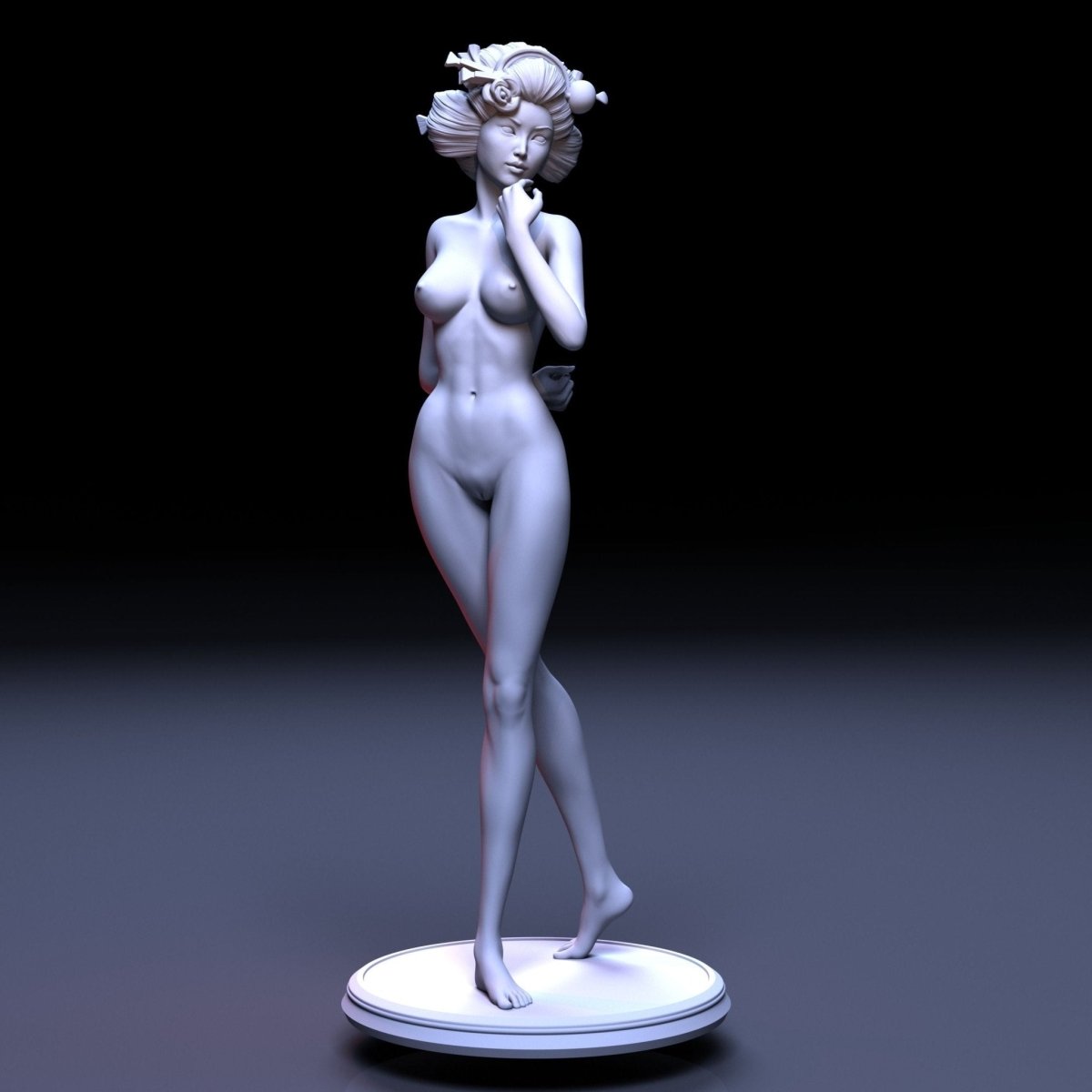 NSFW Resin Miniature Geisha 2 | Funart | NSFW