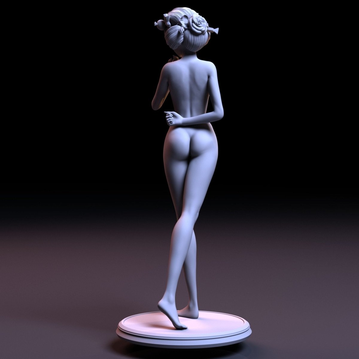 NSFW Resin Miniature Geisha 2 | Funart | NSFW