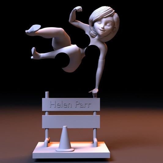 NSFW Resin Miniature Helen Parr , Elastigirl NSFW 3D Printed Fanart Unpainted Miniature