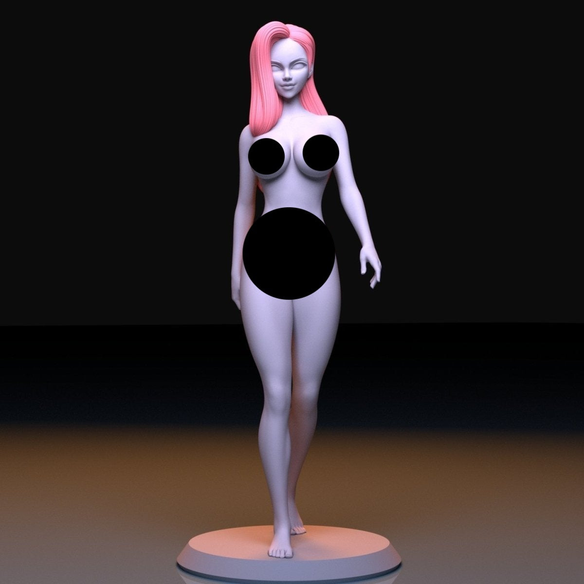 NSFW Resin Miniature Jessica NSFW 3D Printed Figurine Fanart Unpainted Miniature Collectibles