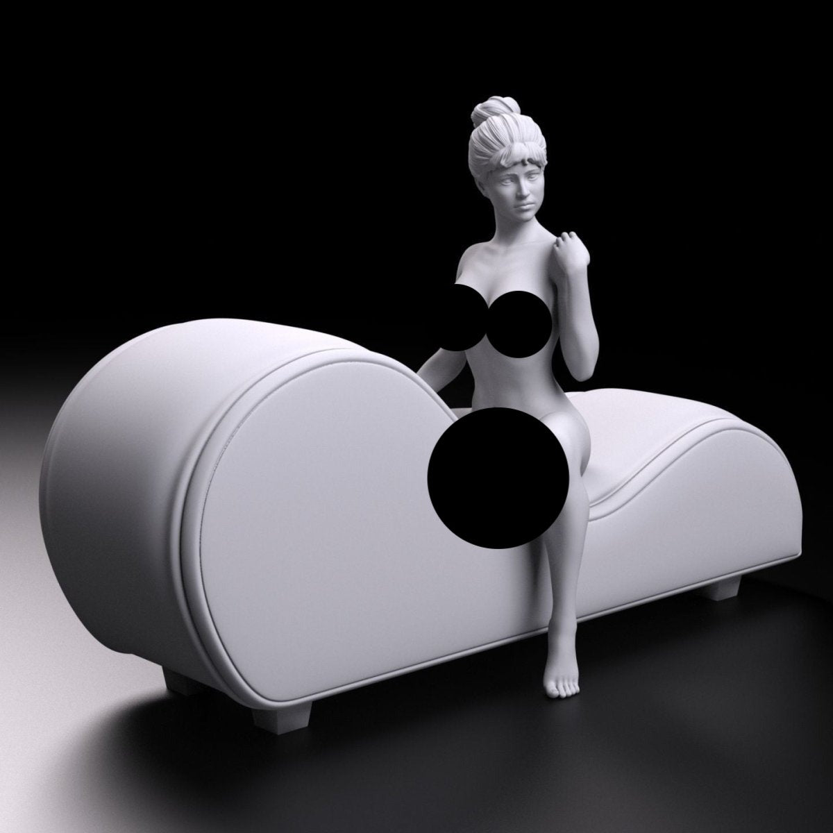 NSFW Resin Miniature Love Sofa