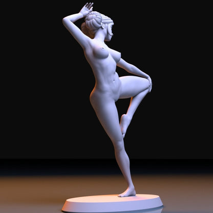 NSFW Resin Miniature Naked Woman Art NSFW 3D Printed Figurine Fanart Unpainted Miniature Collectibles
