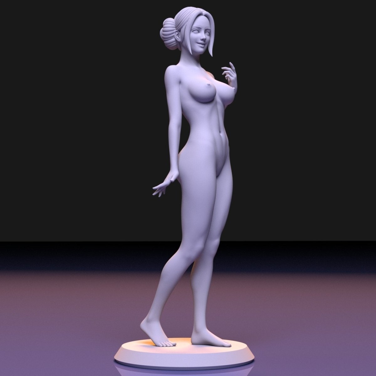 NSFW Resin Miniature Naked Woman NSFW 3D Printed Figurine Fanart Unpainted Miniature Collectibles