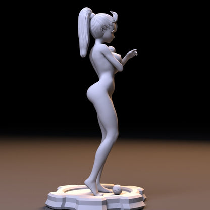 NSFW Resin Miniature Nemona NSFW 3D Printed Miniature Fanart Unpainted Figurine