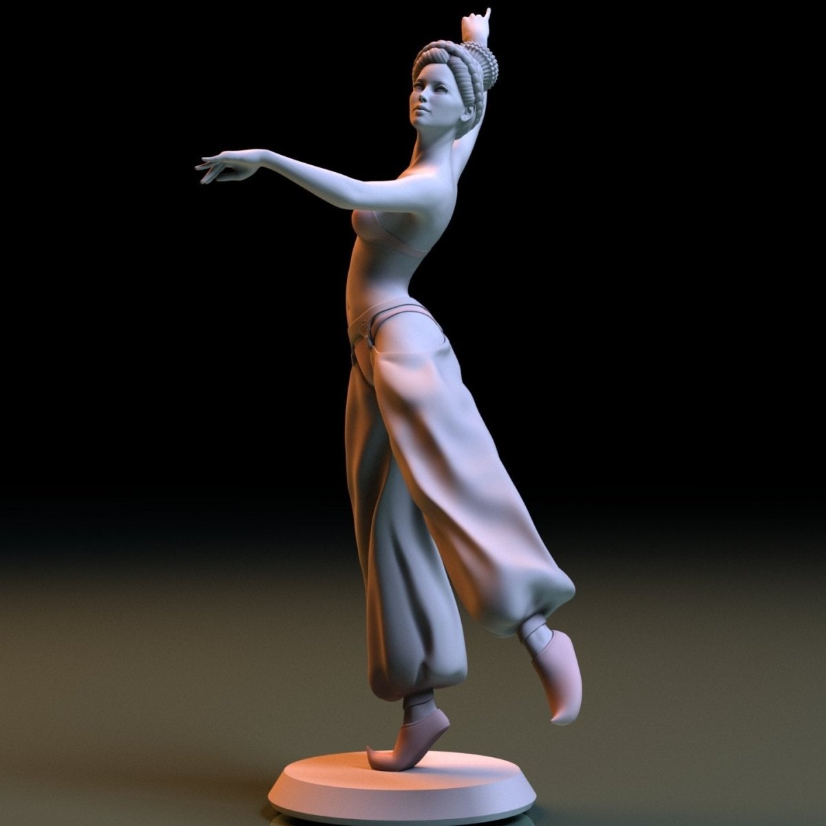 NSFW Resin Miniature Persian dancer NSFW 3D Printed Figurine Fanart Unpainted Miniature