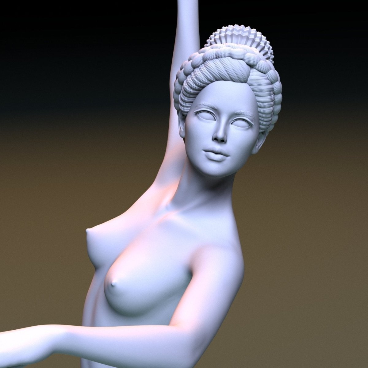 NSFW Resin Miniature Persian dancer NSFW 3D Printed Figurine Fanart Unpainted Miniature