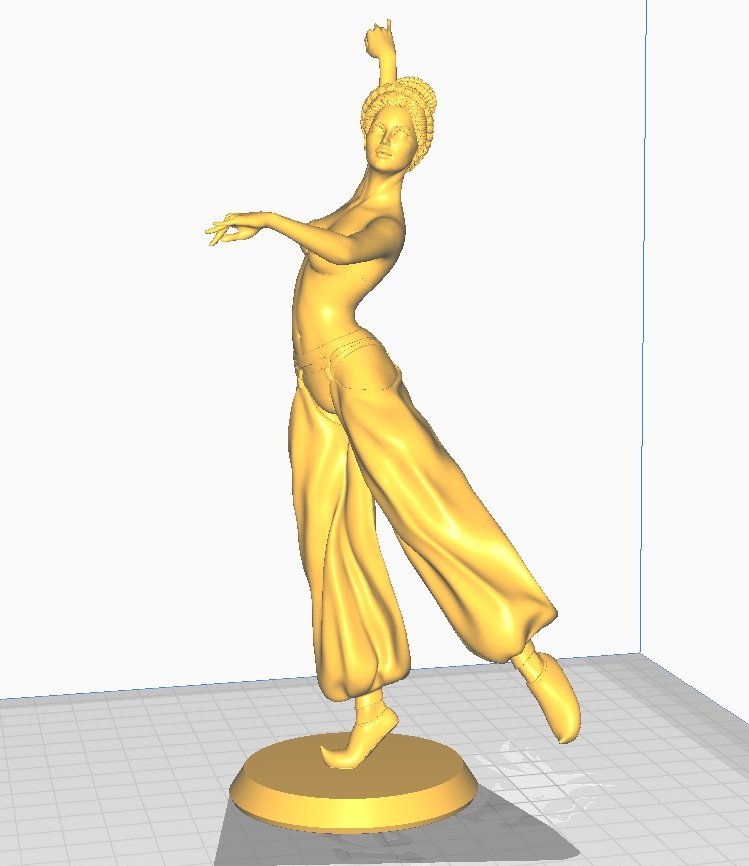 NSFW Resin Miniature Persian dancer NSFW 3D Printed Figurine Fanart Unpainted Miniature