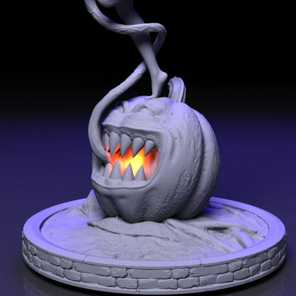 NSFW Resin Miniature Pumpkin and Fairy Halloween | Funart | NSFW