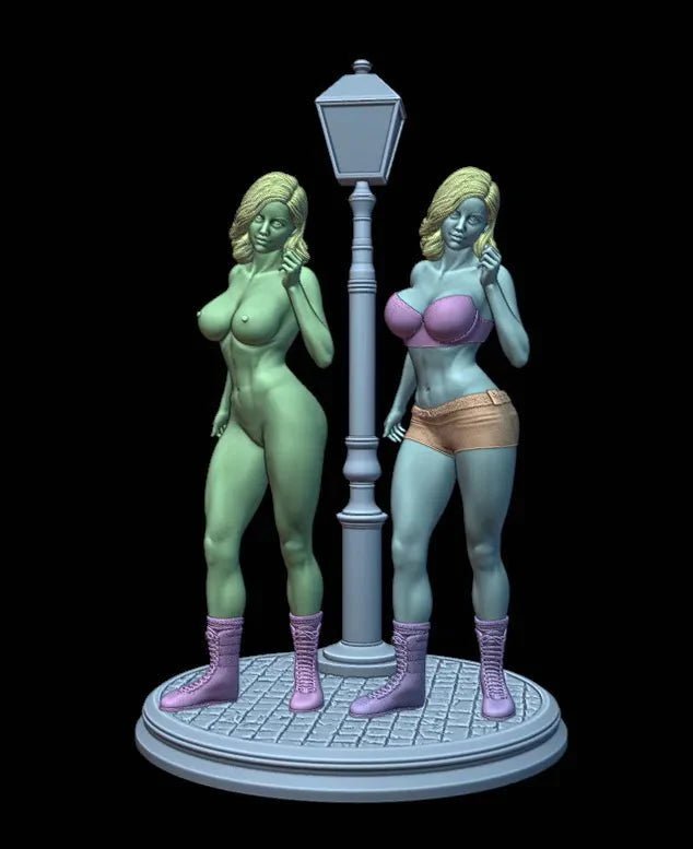 NSFW Resin Miniature Red|Light DISTRICT 4