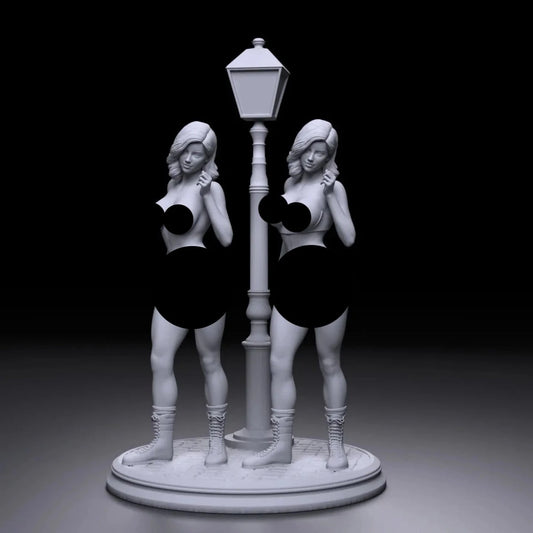 NSFW Resin Miniature Red|Light DISTRICT 4